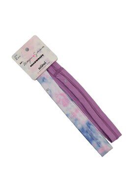 OX Scunci Morgan Simianer Headwraps Headband Pink Blue Athleisure Cheer